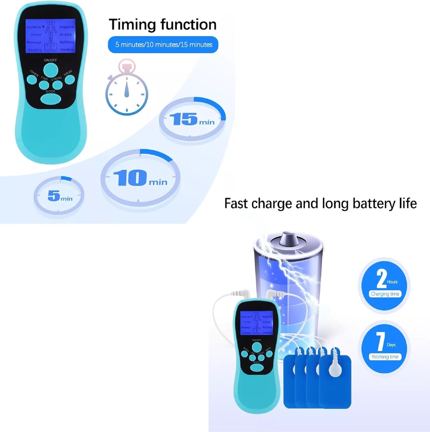 ElectroPulse Mini Massager — Back, Neck & Shoulder Relief
